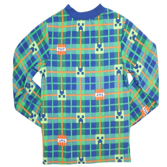 Minecraft Creeper Pajama Set – Boys Size S (6/7) – Long Sleeve & Pants - Picture 4 of 9